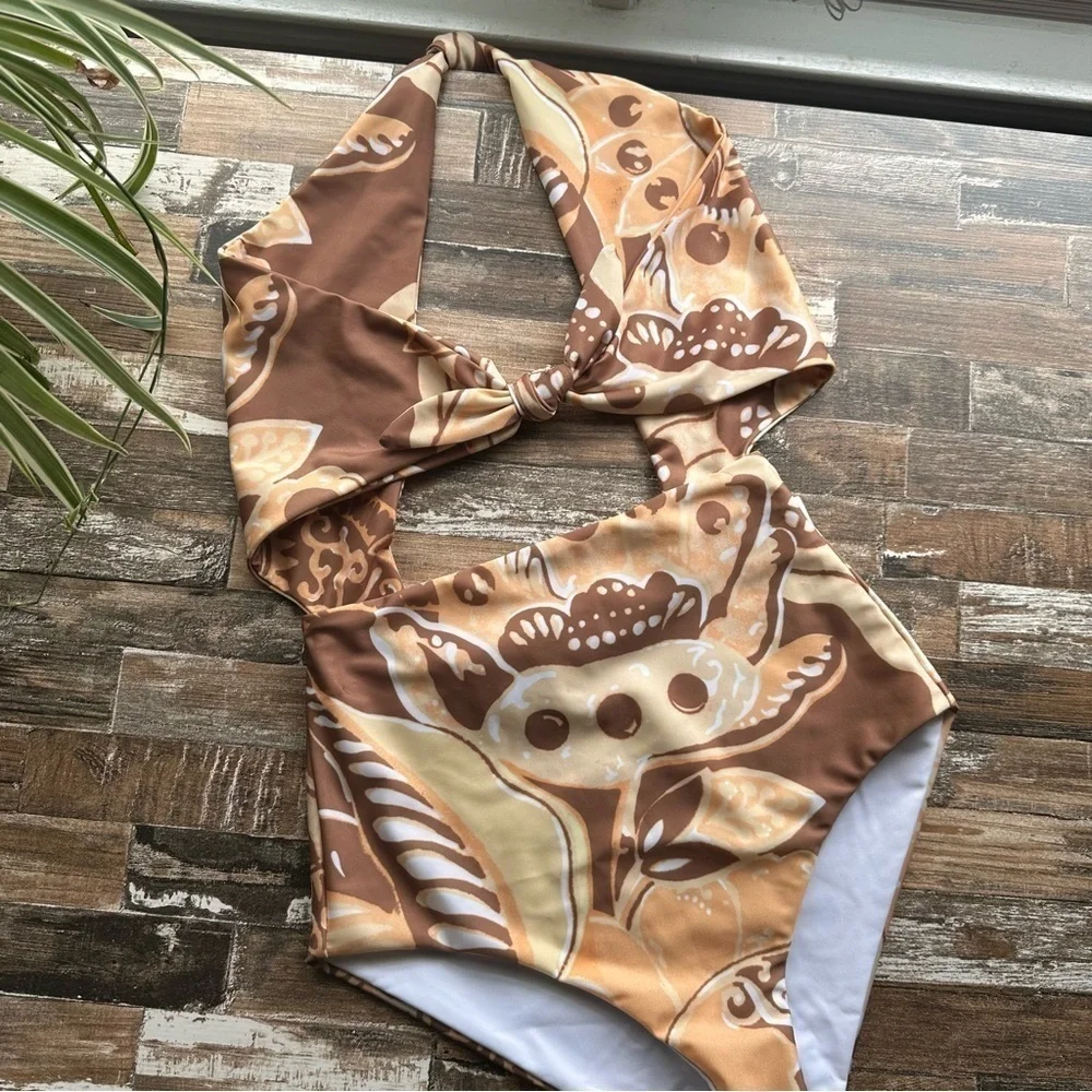 NWT Mara Hoffman Maddy One-Piece Swimsuit - Size XS